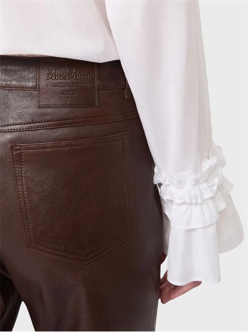 Pantalone 5 tasche in morbida nappa di agnello S' MAX MARA | 2629436011600001